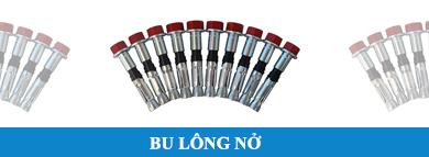 Bu lông nở inox 201, 304, nở cường độ cao 3 cánh, inox 304, mạ kẽm